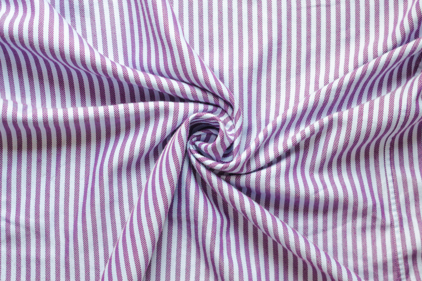 Crumpled striped fabric shirt background
