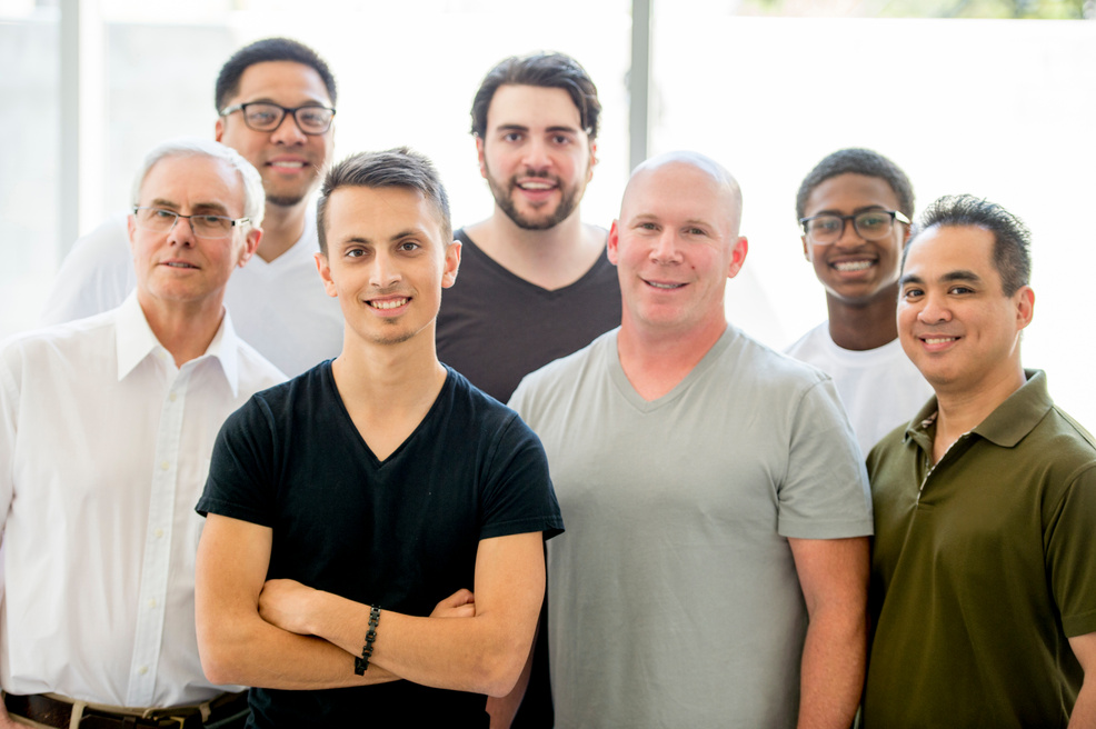 Group of Men Standing Together